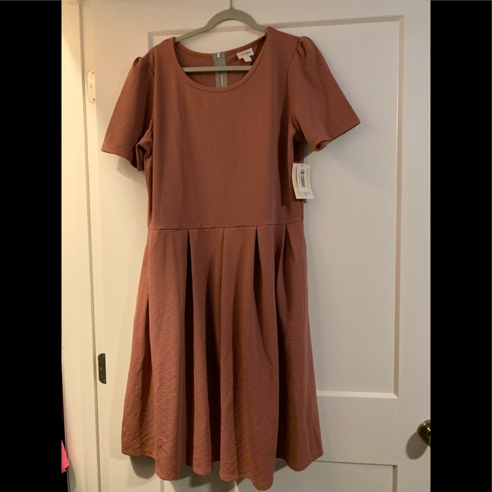 Dusty Rose LuLaRoe Amelia Dress